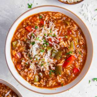 Instant Pot Stuffed Pepper Soup