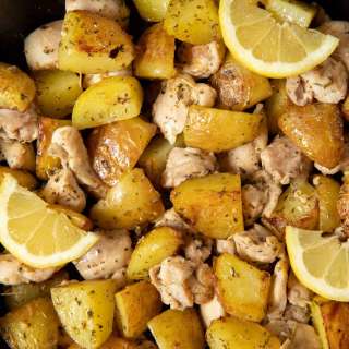 Italian Chicken and Potatoes (Skillet)