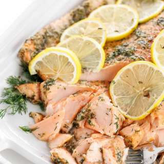 Garlic and Dill Roasted Salmon