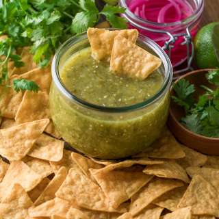 Easy Salsa Verde (Tomatillo Salsa)