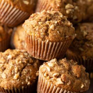 Pumpkin Spice Banana Nut Muffins