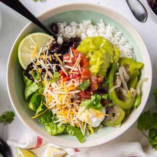 Veggie Burrito Bowl (Vegetarian)