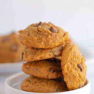 Pumpkin Chocolate Chip Pudding Cookies
