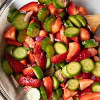 Strawberry and Cucumber Salad