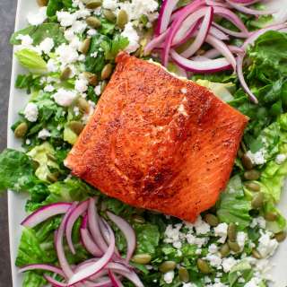 Salmon Chimichurri Salad