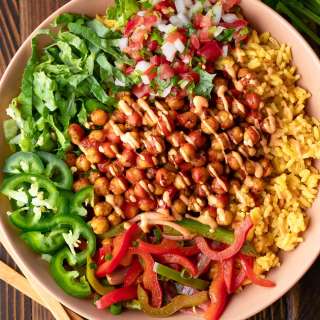 Roasted Veggie Rice Bowls
