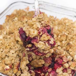 Triple Berry Crisp (with Almond Flour)