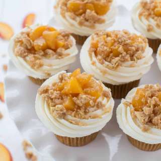 Peach Pie Cupcakes