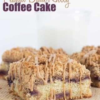 Peanut Butter Jelly Coffee Cake
