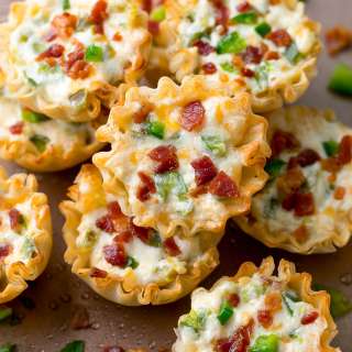 Cheesy Jalapeño Popper Bites