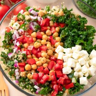 Chickpea Feta Salad