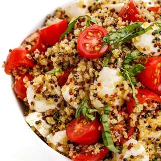 Fresh Caprese Quinoa Salad