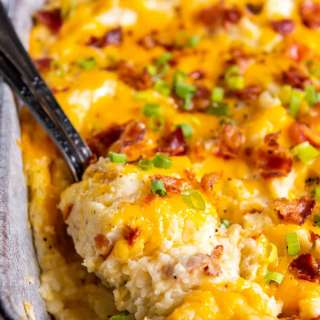 Easy Twice Baked Mashed Potatoes
