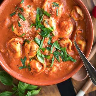 Tomato Tortellini Soup