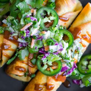 BBQ Black Bean Taquitos