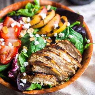 Strawberry Chicken Salad With Balsamic Dressing