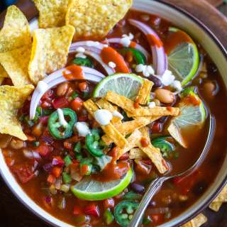 Vegetarian Taco Soup