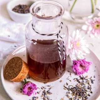 Lavender Simple Syrup (with or without Vanilla)