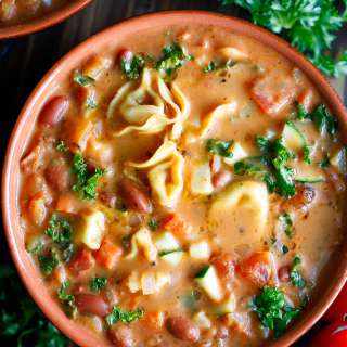 Creamy Tortellini Minestrone