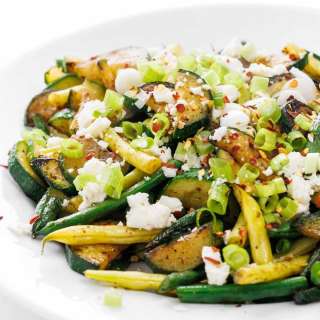 Zucchini and Green Bean Sauté