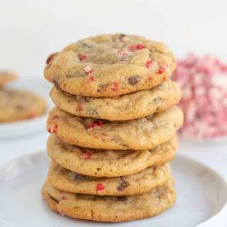 Peppermint Chocolate Chip Cookies