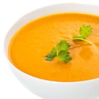 Thai Curry and Coconut Pumpkin Soup