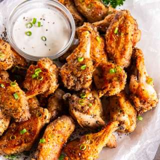 Baked Salt and Pepper Chicken Wings