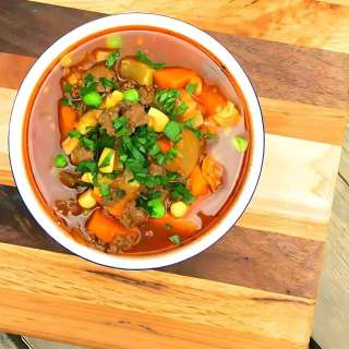 Bison Vegetable Soup
