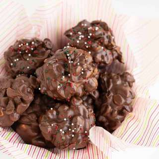 Chocolate Peanut Butter Crockpot Candy