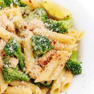 Chicken Broccoli Pasta with Lemon Butter Sauce