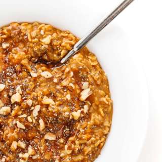 Maple Pumpkin Oatmeal with Chia