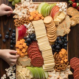 Kid Friendly Cheese Board