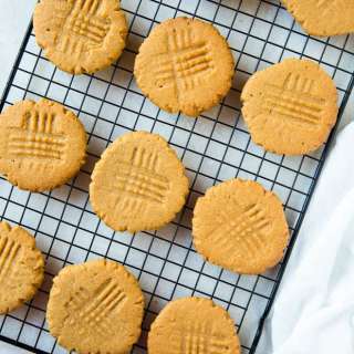 3 Ingredient Peanut Butter Cookies