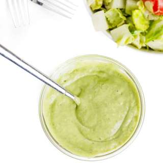 Avocado Green Goddess Salad Dressing