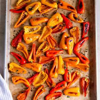 Oven Roasted Mini Peppers