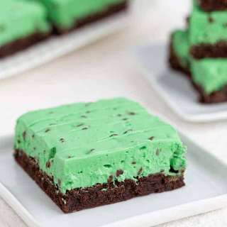 Mint Chocolate Chip Brownies