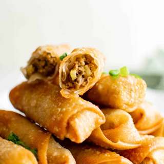 Cheeseburger Egg Rolls