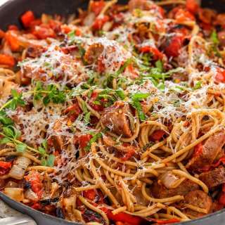 Sausage and Peppers Pasta