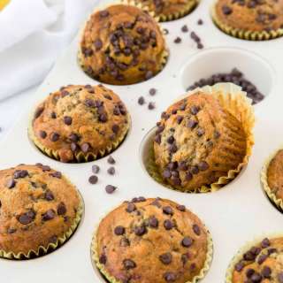 Banana Chocolate Chip Muffins