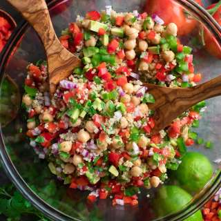 Quinoa Chickpea Salad