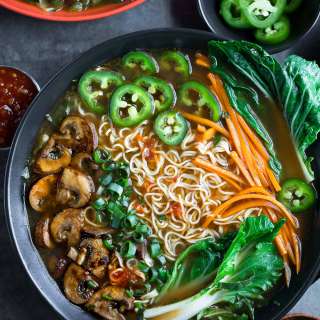 Mushroom Ramen Soup