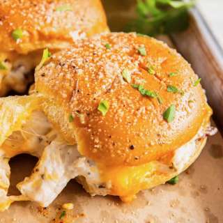 Bacon Ranch Chicken Sliders