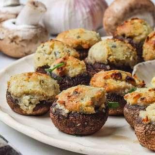 Boursin-Stuffed Mushrooms