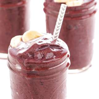 Banana Berry Kale Smoothie
