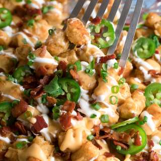 Loaded Tater Tot Nachos