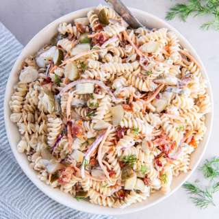 Dill Pickle Pasta Salad