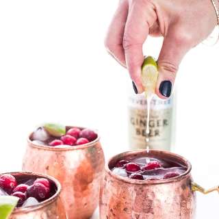 Cranberry Moscow Mules
