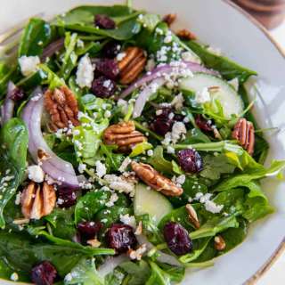 Spinach and Arugula Salad