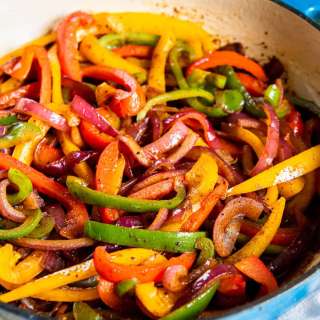 Easy Fajita Veggies
