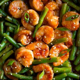 Spicy Shrimp and Green Beans